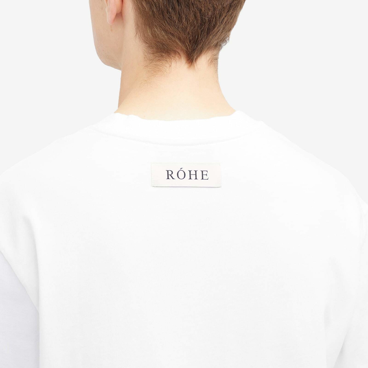 Róhe Men's Oversized T-Shirt in Optic White
