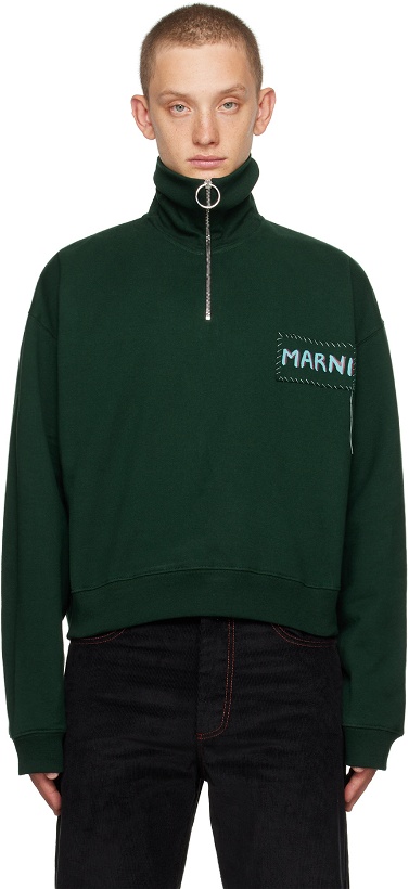 Photo: Marni Green Embroidered Sweatshirt