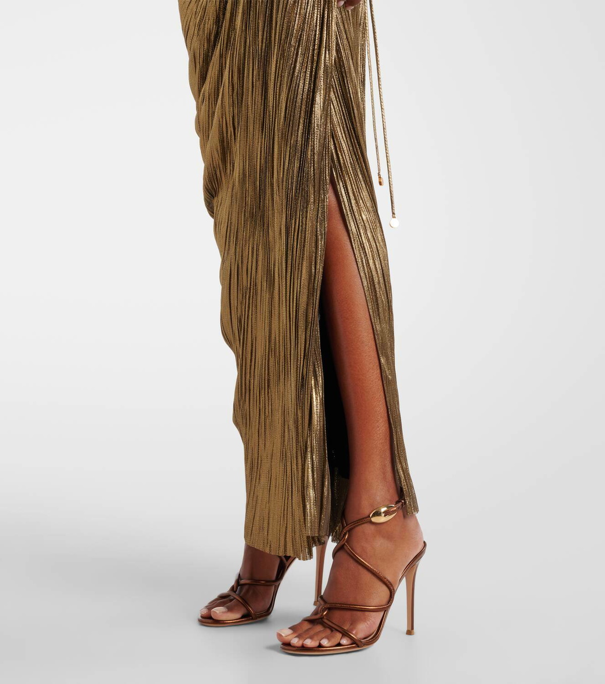 Maria Lucia Hohan Amisha cutout silk tulle corset gown