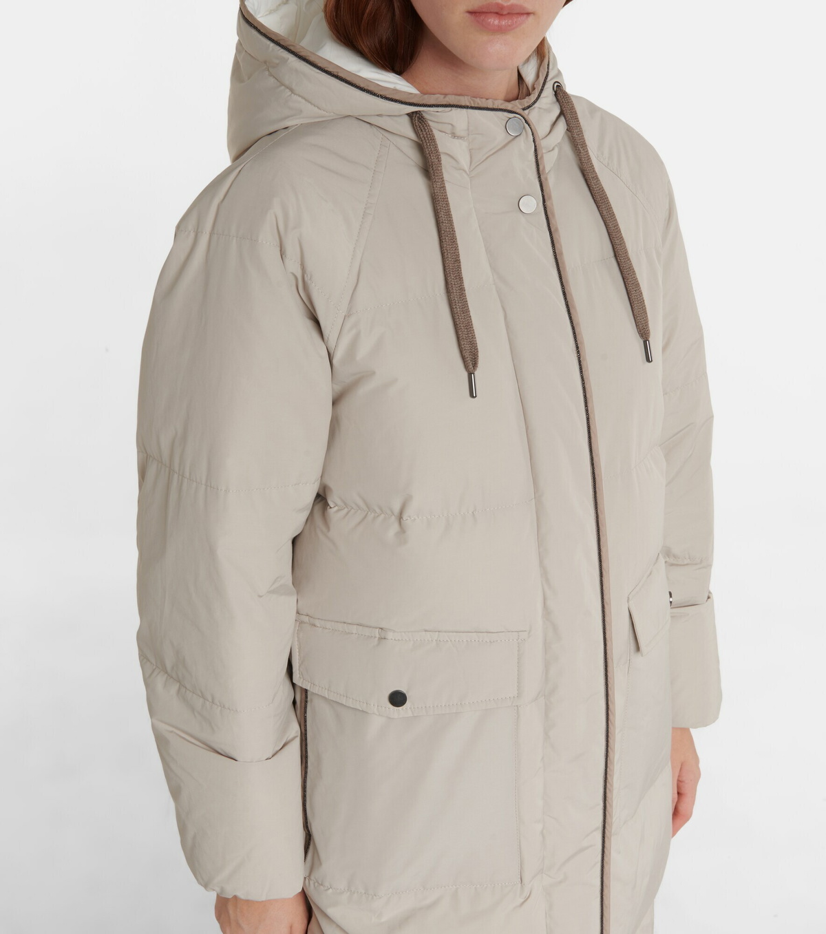 Brunello Cucinelli - Padded puffer coat