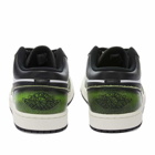 Air Jordan Men's 1 Low SE Sneakers in Black/Electric Green/White