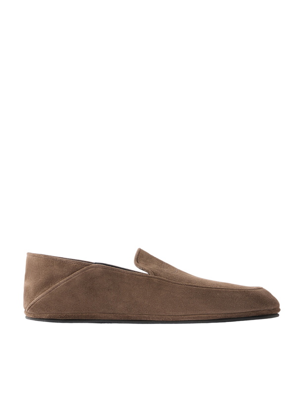Photo: John Lobb - Kingston II Collapsible-Heel Suede Loafers - Brown