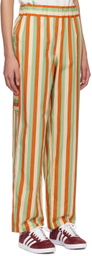 Caro Editions Orange Fleur Trousers