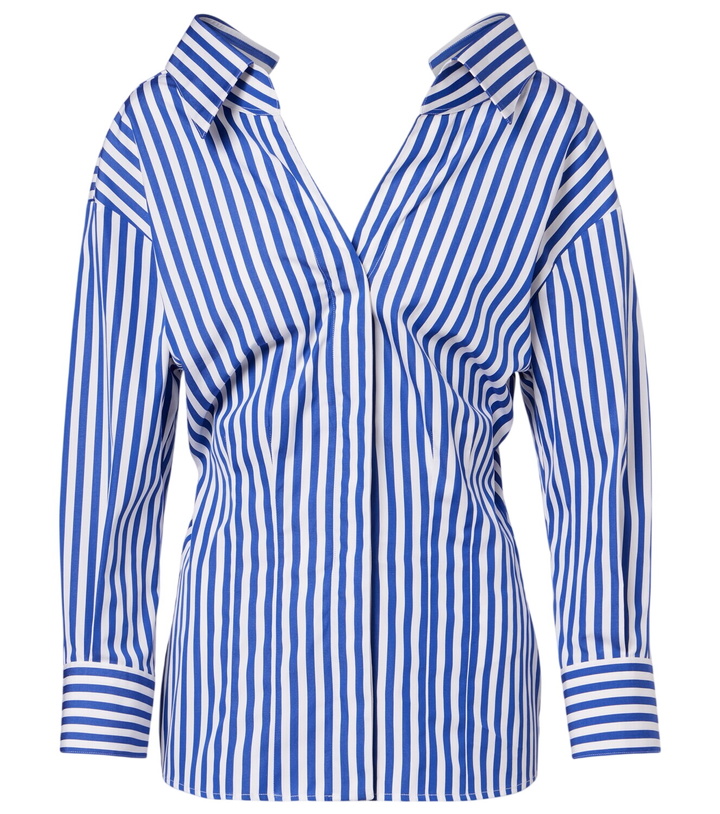 Photo: Givenchy Striped cotton poplin blouse