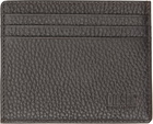 Diesel Brown Grained Leather Card Holder
