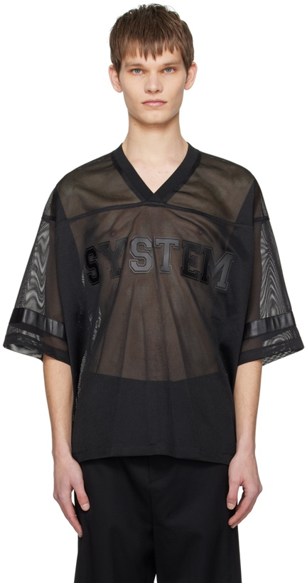 Photo: System Black Bonded T-Shirt