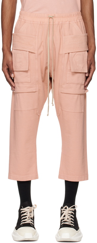 Photo: Rick Owens DRKSHDW Pink Creatch Cargo Pants