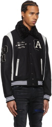 AMIRI Black Always On Point Varsity Bomber