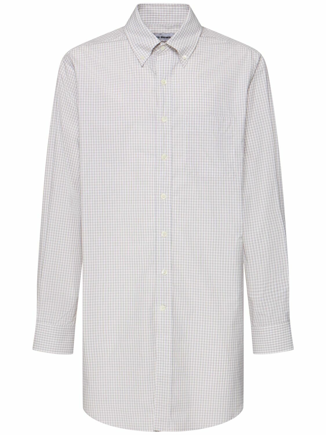 HED MAYNER Striped Cotton Shirt