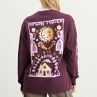 Damson Madder Women's Paper Cut Gals Long Sleeve T-Shirt in Fig