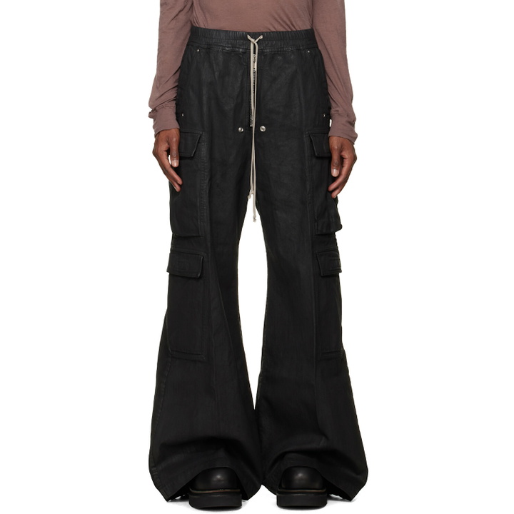Photo: Rick Owens DRKSHDW Black Tower Double Cargo Jumbo Belas Jeans