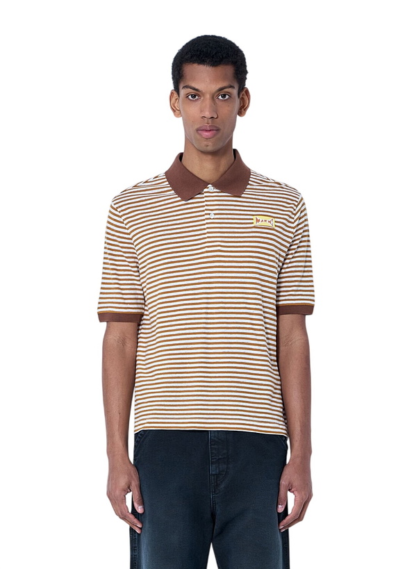 Photo: Marni Striped Polo Shirt