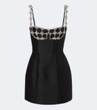 Rachel Gilbert Acacia wool and silk bustier dress