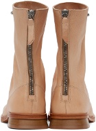 OUR LEGACY Beige Blunt Boots