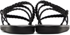Ancient Greek Sandals Black Maya Sandals