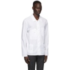 Maison Margiela White Garment-Dyed Shirt