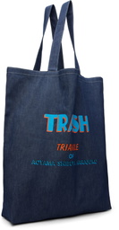 NEEDLES Navy Large Grocery Denim Tote