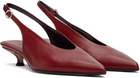 Aeyde Red Camila Heels