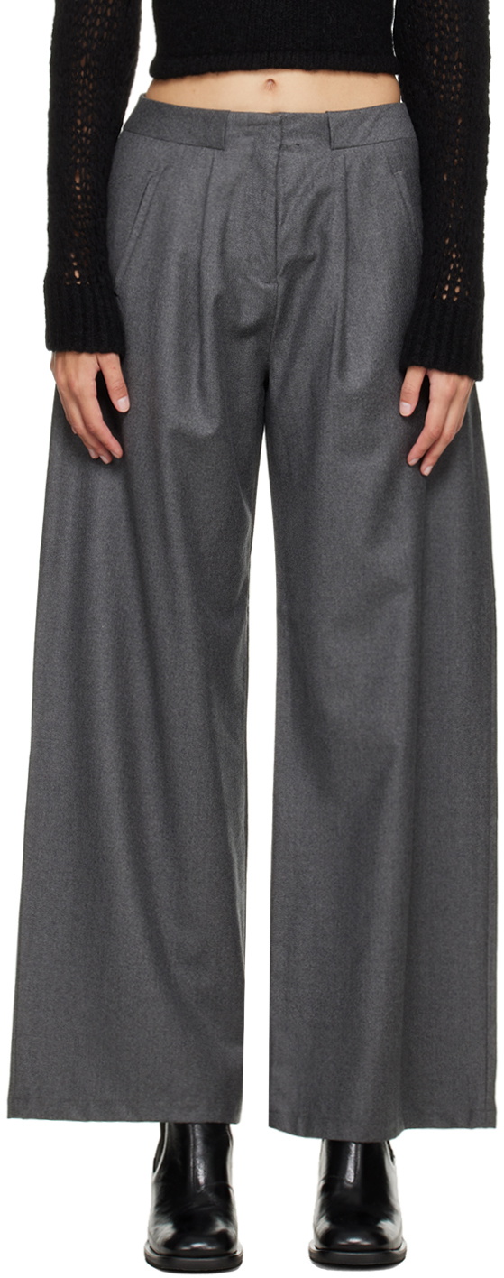 Our Legacy Gray Serene Trousers Our Legacy