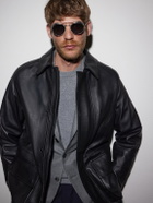 Garrett Leight California Optical - Ocampo Round-Frame Metal Sunglasses