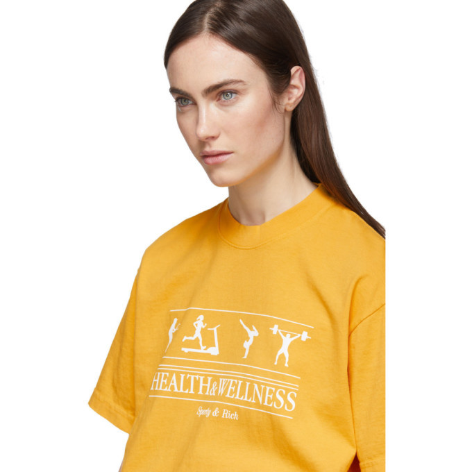 Sporty and Rich Yellow Health and Wellness T-Shirt Sporty & Rich