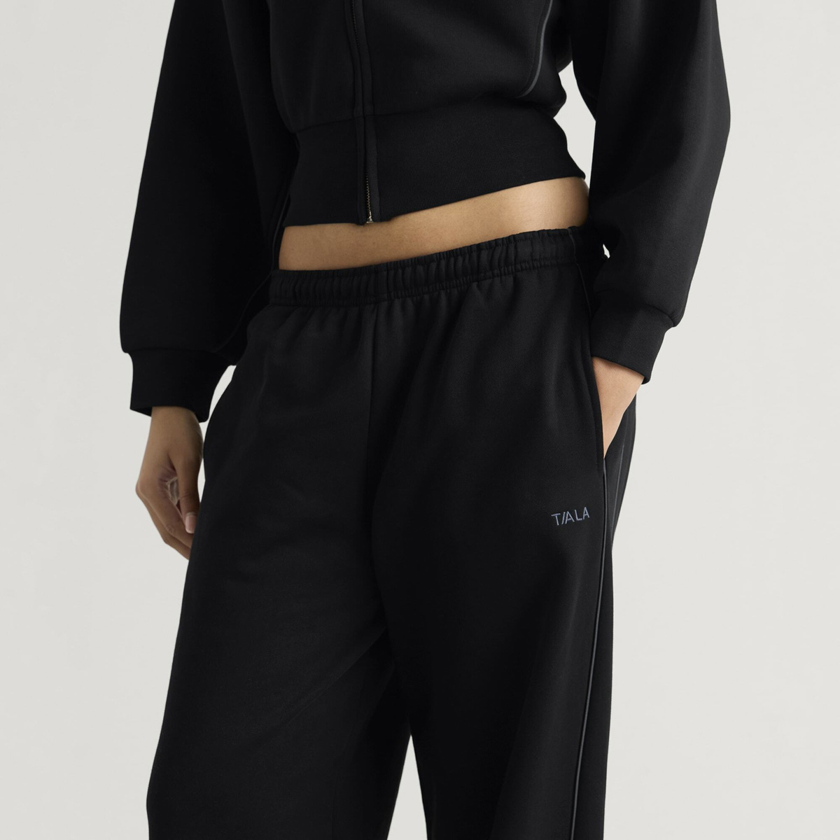 TALA Women's Multiway Wide Leg Joggers in Black
