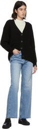 rag & bone Black Cashmere Long Cardigan