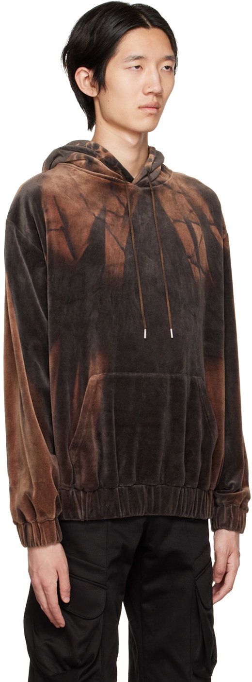 JiyongKim Brown SunBleached Hoodie