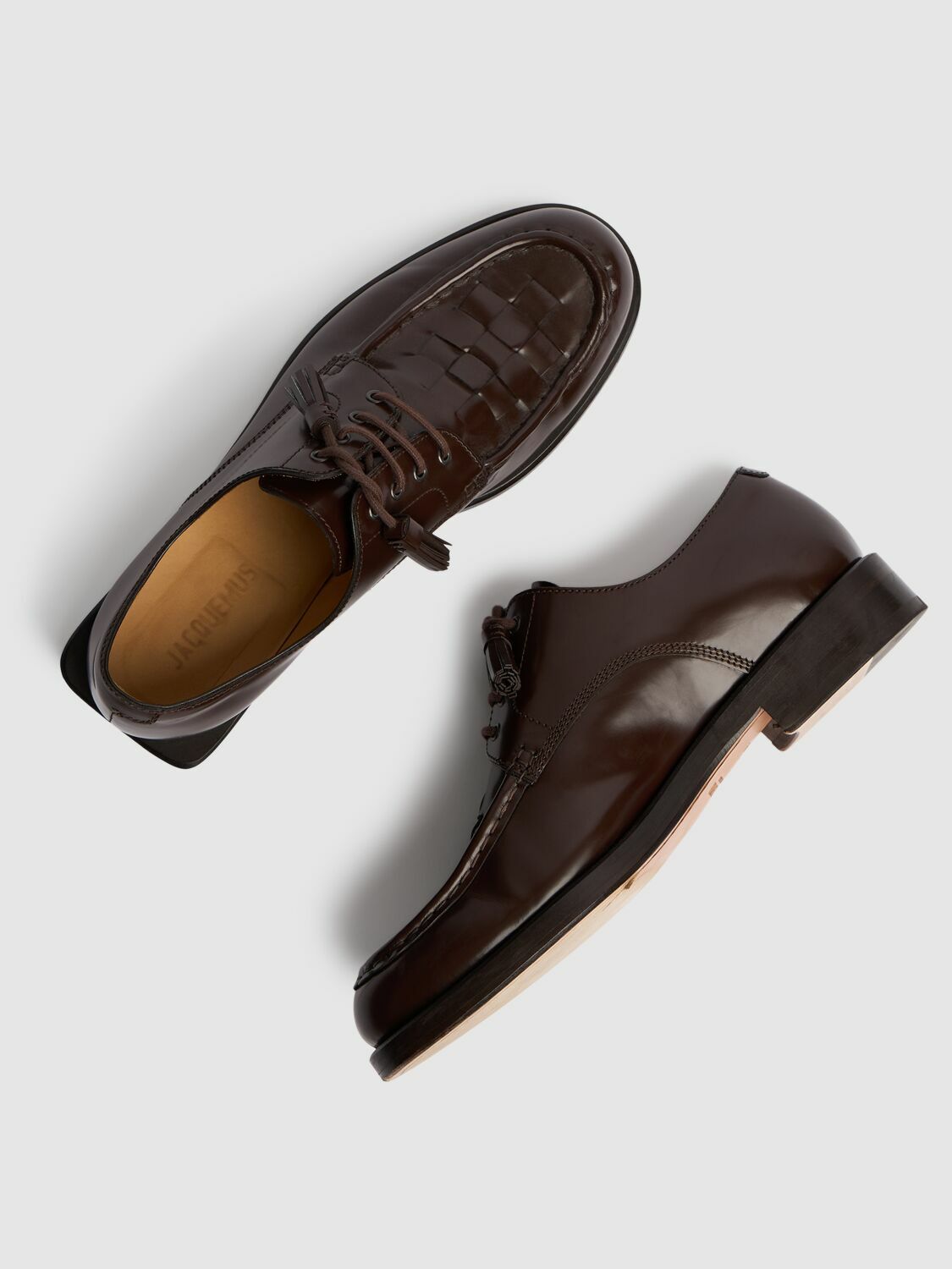 JACQUEMUS Les Derbies Tressees Lace-up Shoes Jacquemus