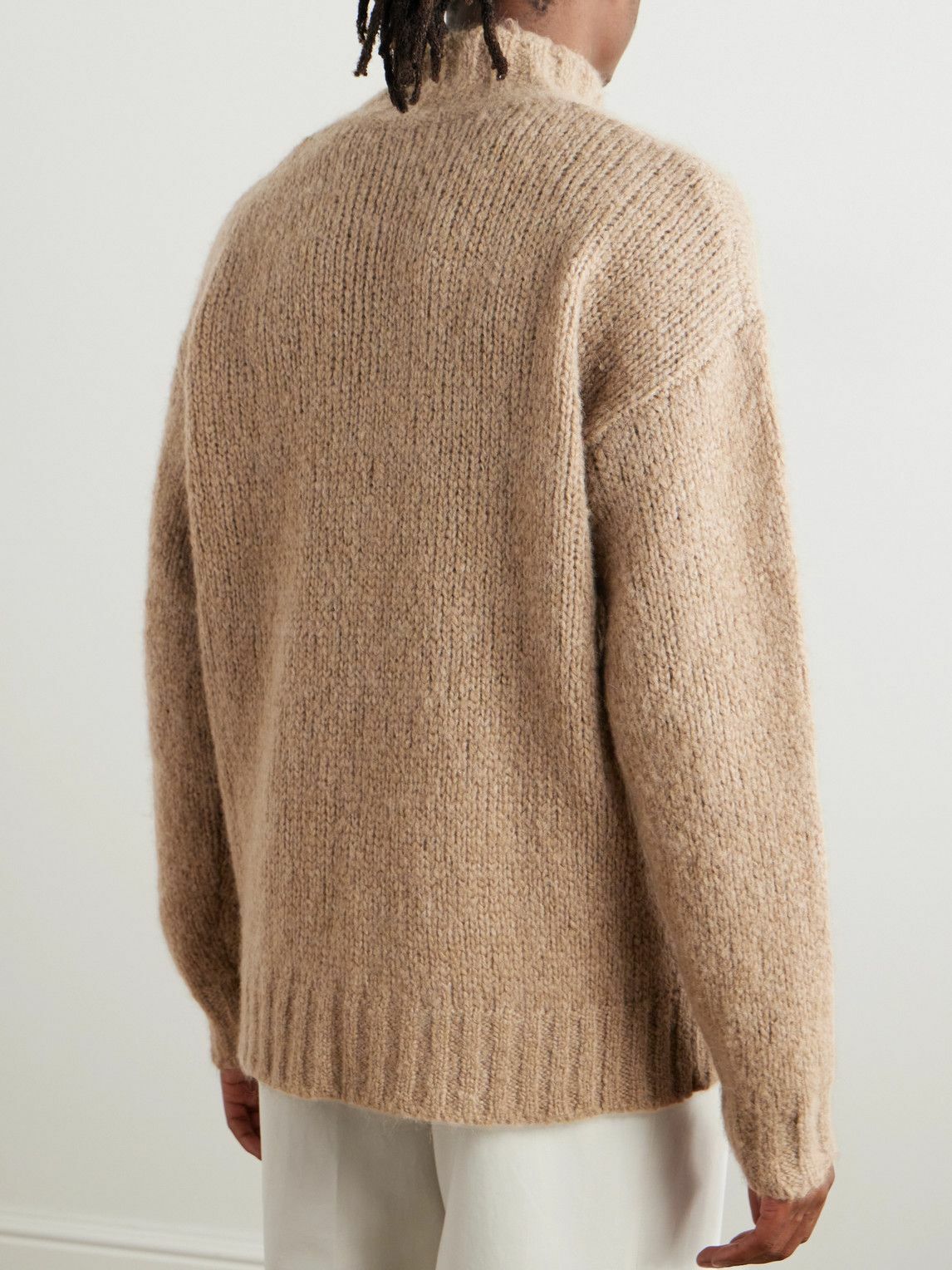 PIACENZA 1733 - Alpaca, Cashmere and Silk-Blend Rollneck Sweater - Neutrals