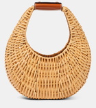 Staud Moon Mini wicker tote bag