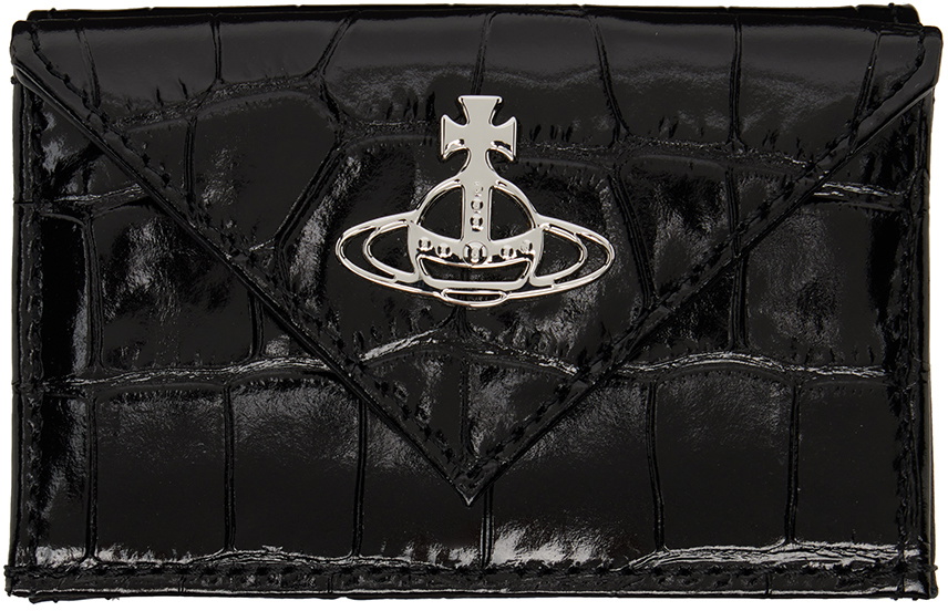 小物 Vivienne Westwood Black Envelope Wallet Vivienne Westwood Black Envelope Wallet Vivienne Westwood