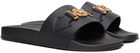 Versace Black Medusa Biggie Slides