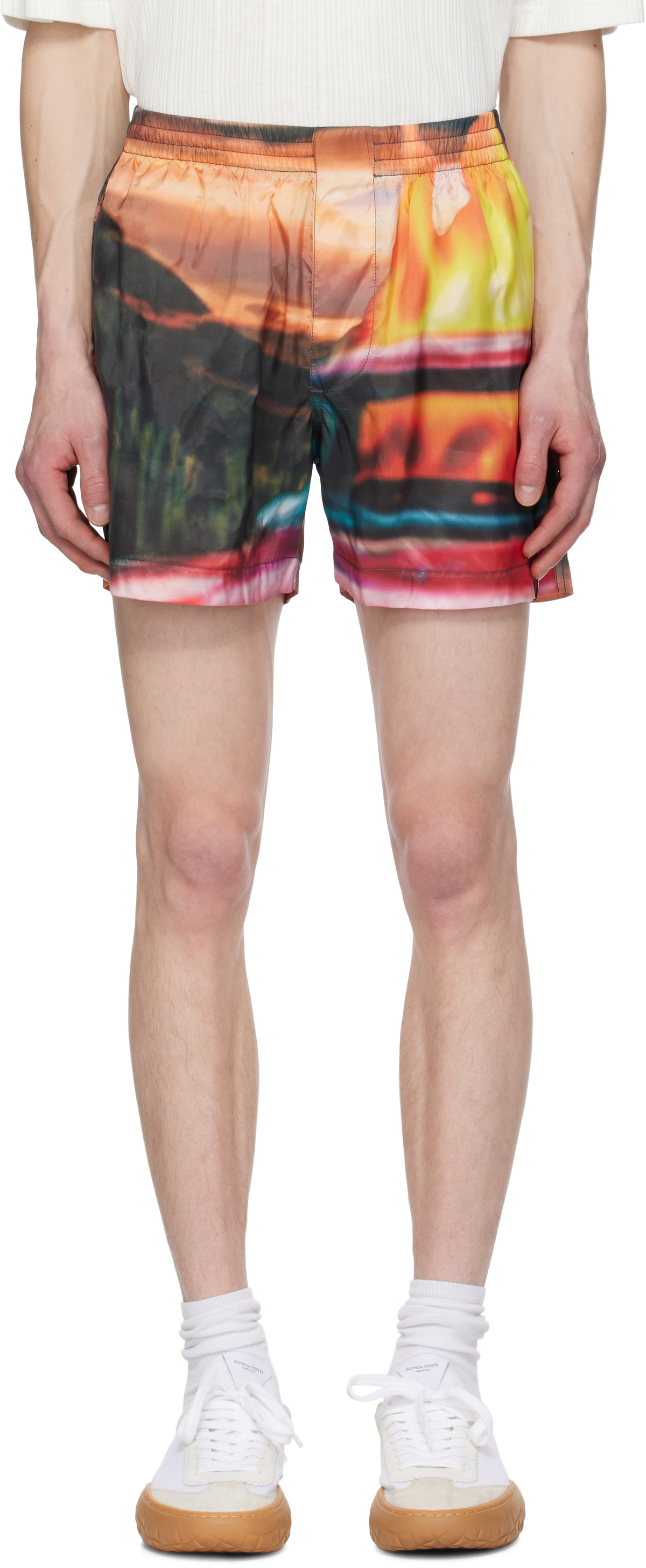 sunnei スンネイ　multicolor shorts SUNNEI Multicolor Elastic Shorts Sunnei