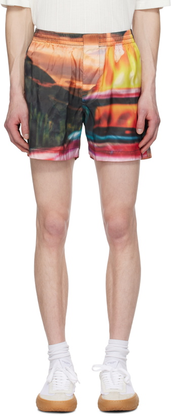 Photo: SUNNEI Multicolor Elastic Shorts