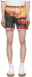 SUNNEI Multicolor Elastic Shorts