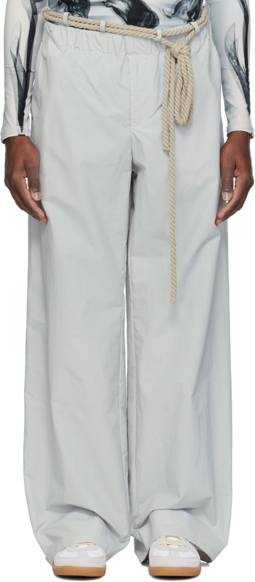 Photo: Serapis Gray Rope Track Pants
