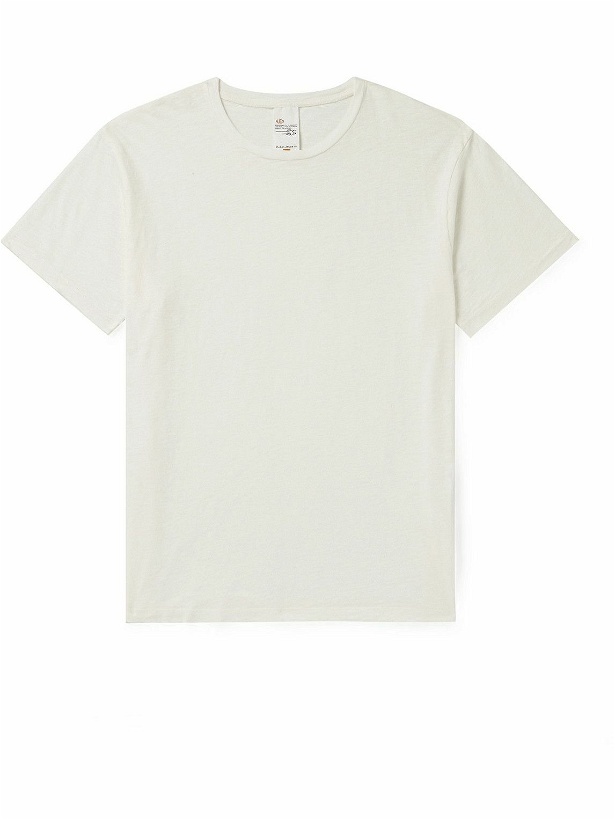 Photo: Nudie Jeans - Roffe Cotton-Jersey T-Shirt - White