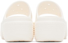 Crocs Off-White Stomp Slides