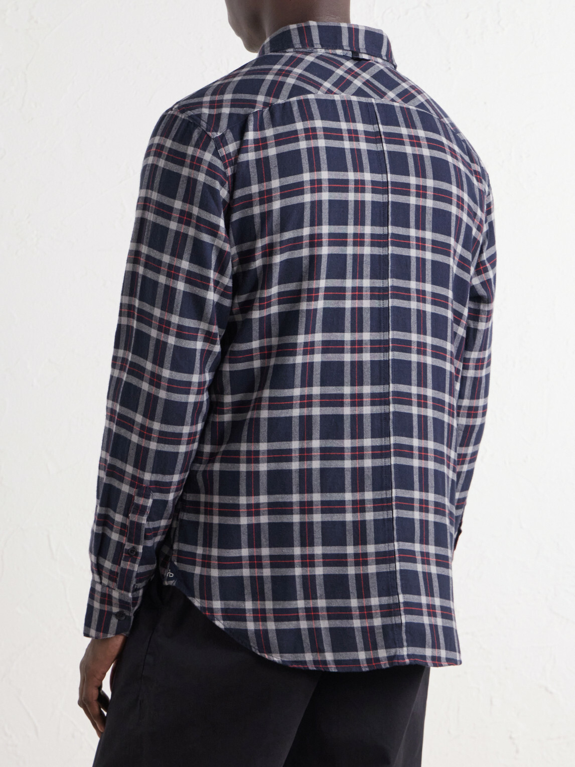 Rag & Bone - Tomlin Checked Cotton-Flannel Shirt - Blue