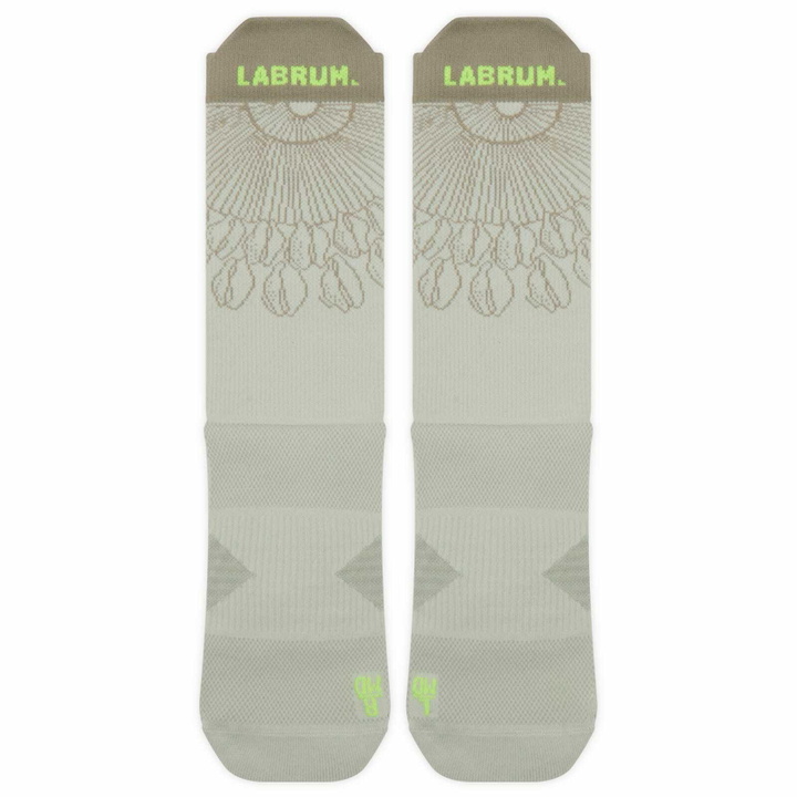 Photo: Adidas Running Men's adidas x Labrum Run Socks in Wonder Silver Sesame Yellow