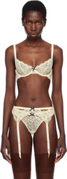 Fleur du Mal Off-White Bianca Lace Bra
