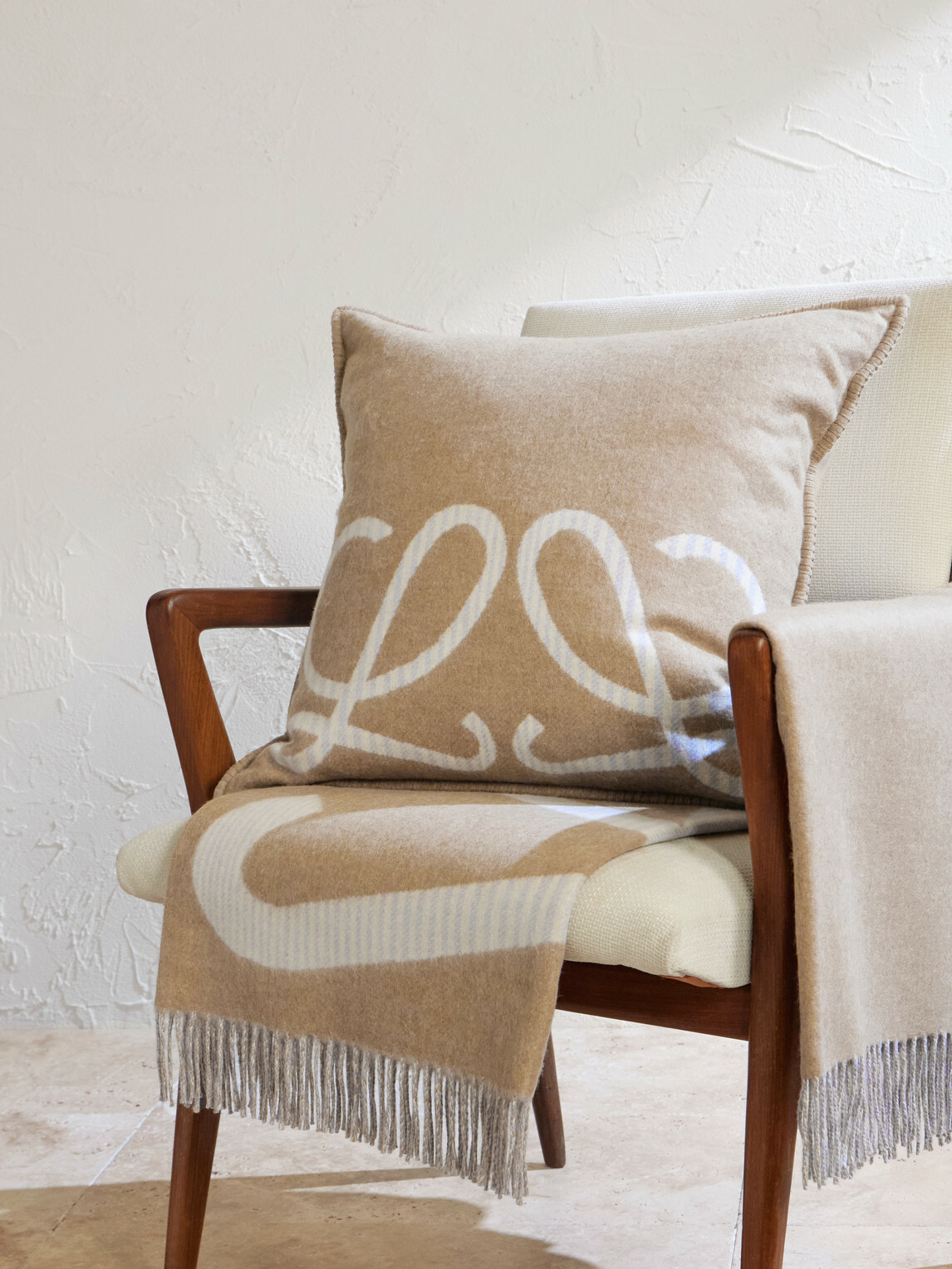 LOEWE - Anagram Wool and Cashmere-Blend Cushion