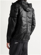 Nike Running - AeroLoft Mesh-Panelled Quilted Shell Hooded Jacket - Black