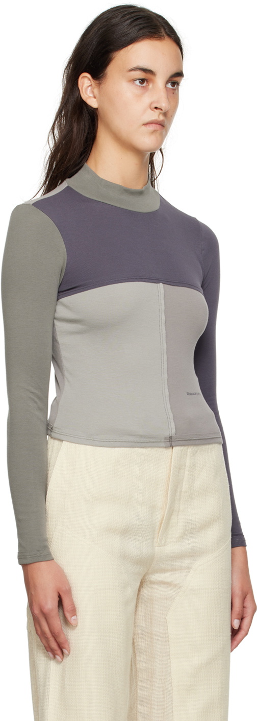 Eckhaus Latta Gray Baby Turtleneck