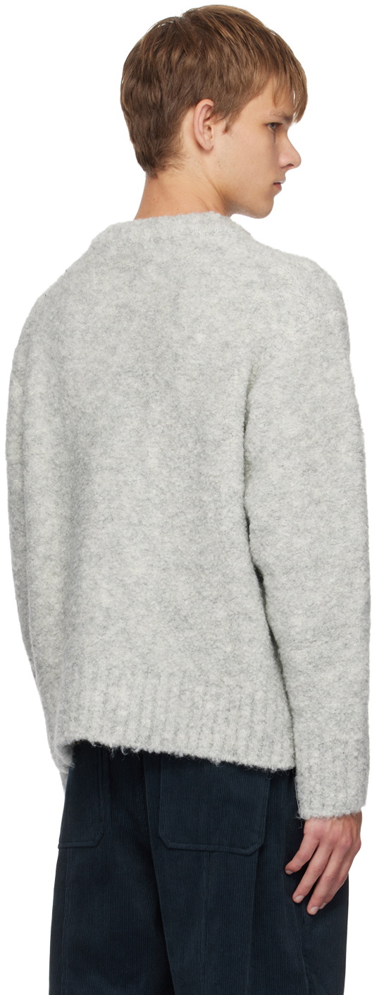 LE17SEPTEMBRE Gray Crewneck Sweater