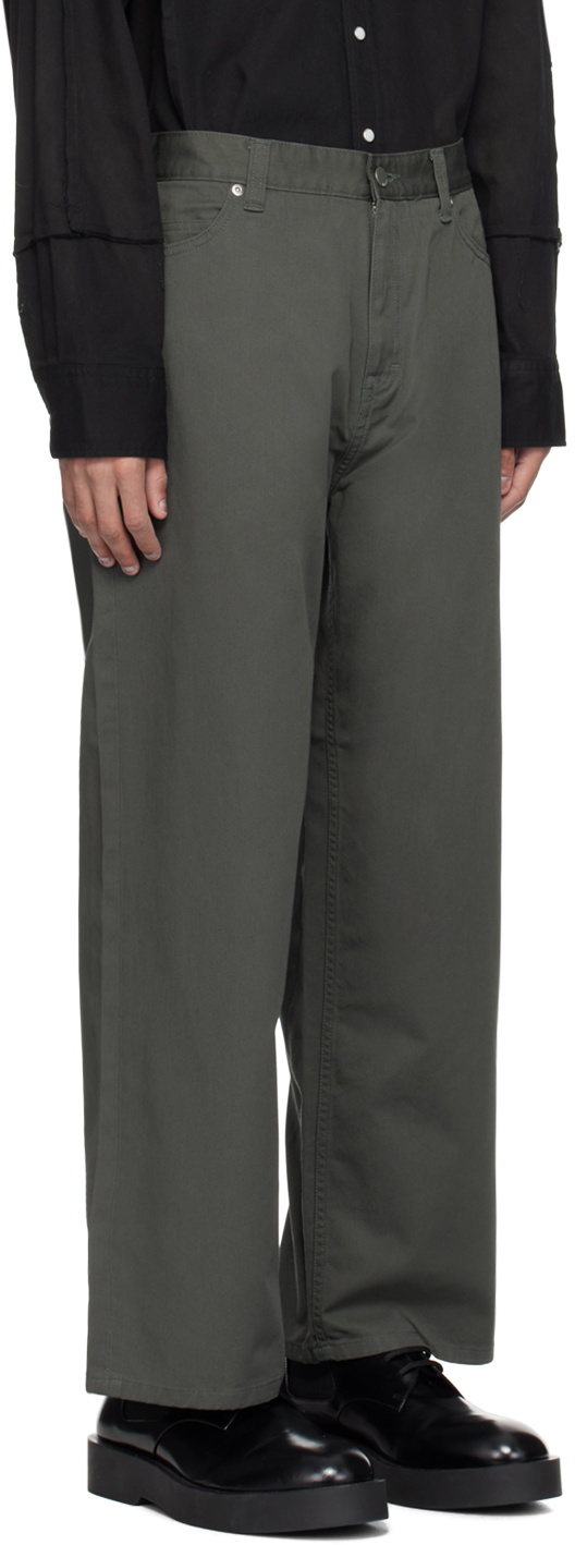 JieDa Gray Baggy Trousers