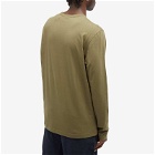 Belstaff Men's Long Sleeve Patch T-Shirt in True Olive
