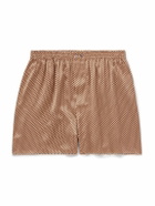 ZIMMERLI - Printed Silk-Satin Boxer Shorts - Gold
