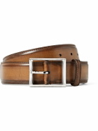 Berluti - 3.5cm Brown Classic Leather Belt - Brown